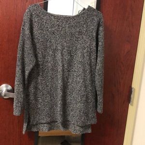 Black and White Knit Sweater